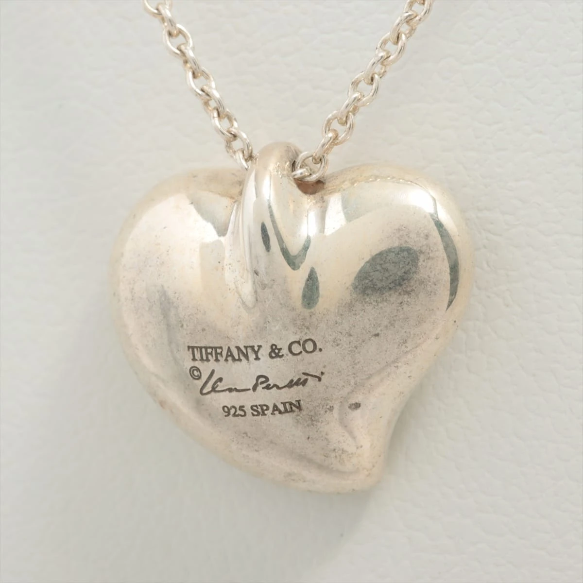 【お値下げ！！3日間限定！！】ティファニー シルバー925 ハート ネックレス TIFFANY&Co. ティファニー フォールド ハート ネックレス