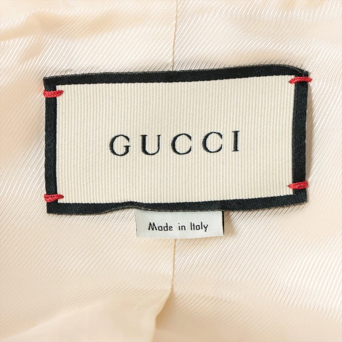 GUCCI ボタン付きインターロッキングGウールコート グッチ インターロッキングG ウール×ナイロン コート 38