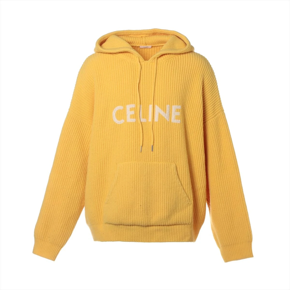 セリーヌ 21AW ウール ニット XL メンズ イエロー エディ期