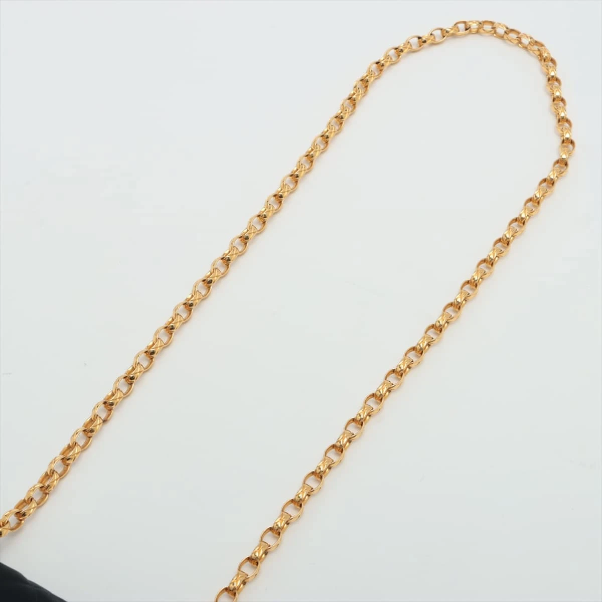 CHANEL 希少 サテン ミニマトラッセ 6連チェーン ラインストーン CHANEL 希少 サテン ミニマトラッセ 6連チェーン ラインストーン