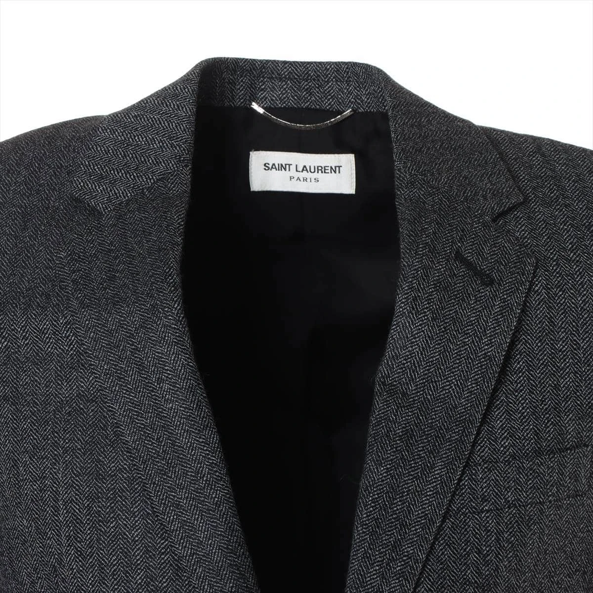SAINT LAURENT ヘリンボーン テーラードジャケット SAINT LAURENT ヘリンボーン テーラードジャケット