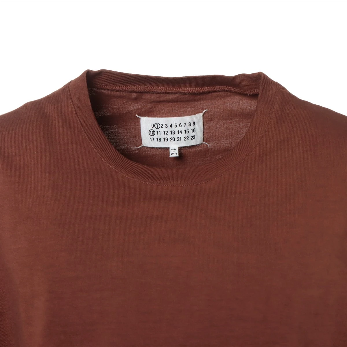 メゾンマルジェラ 22AW コットン Tシャツ XXS メンズ ブラウン 1