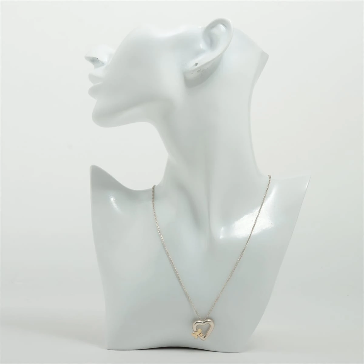 ティファニー オープンハート ネックレス 925×750 5.7g シルバー