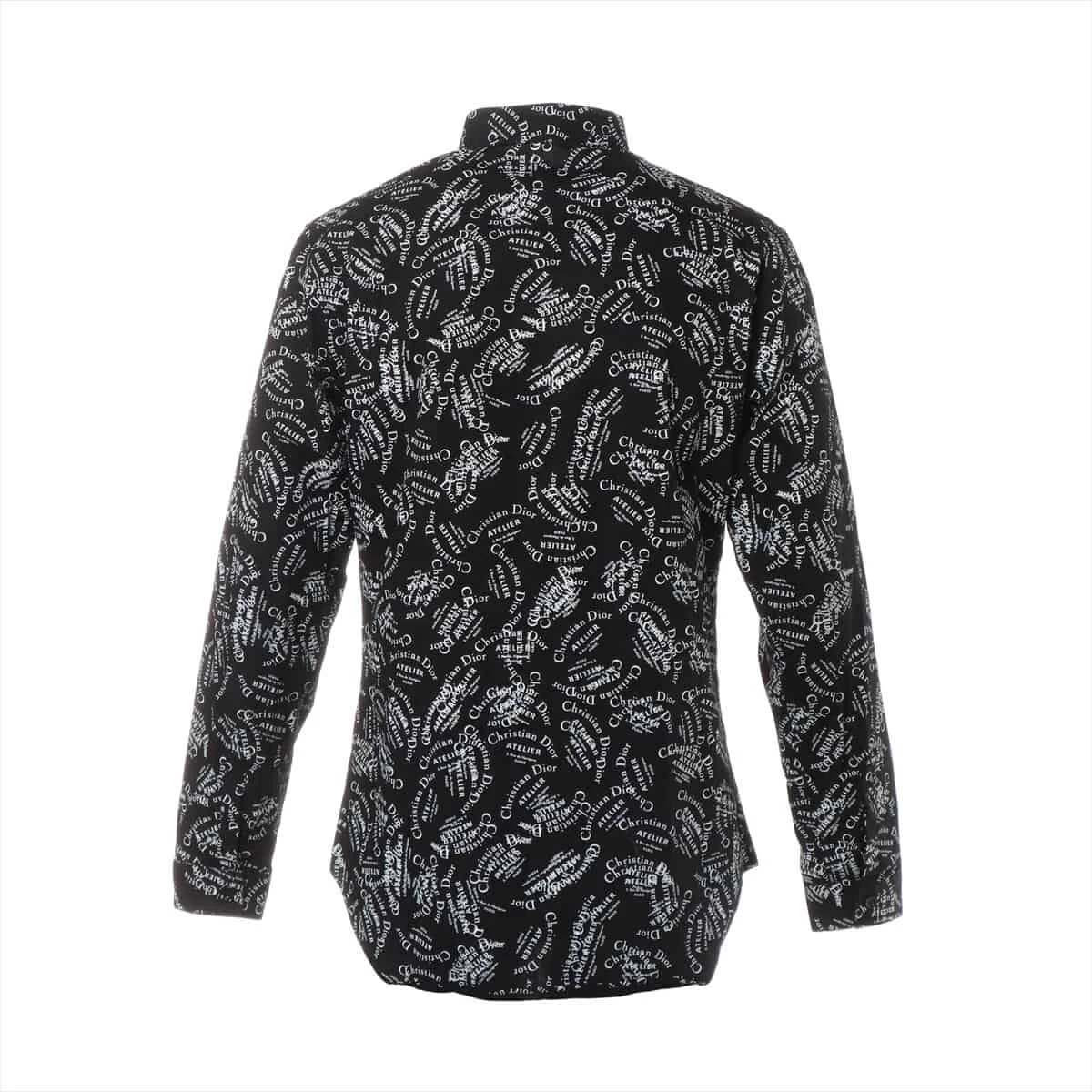 ディオールオム 18AW コットン シャツ 40 メンズ ブラック  