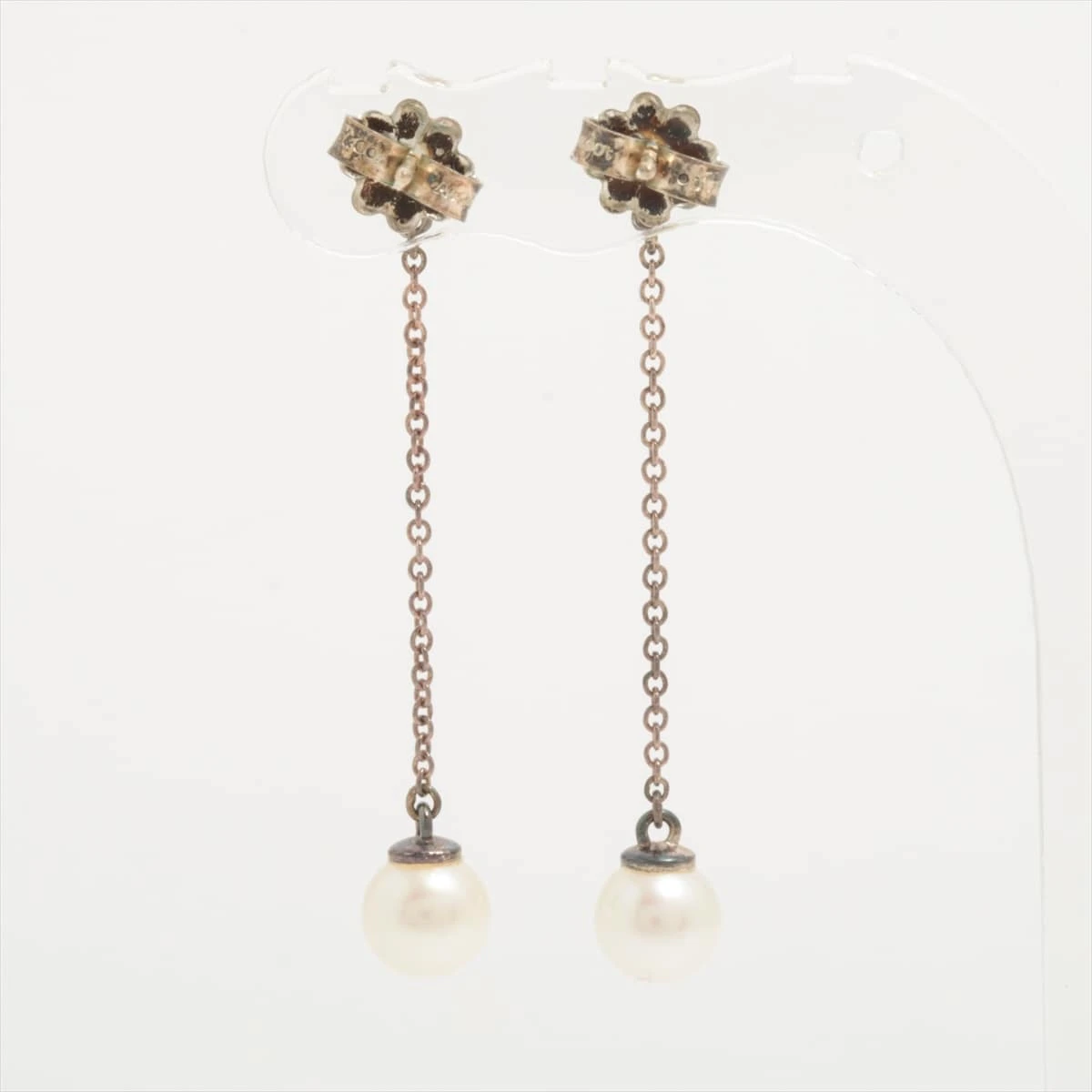 【ティファニー】淡水パールピアス　両耳 ティファニー ピアス(両耳用) 925×パール 1.6g シルバー