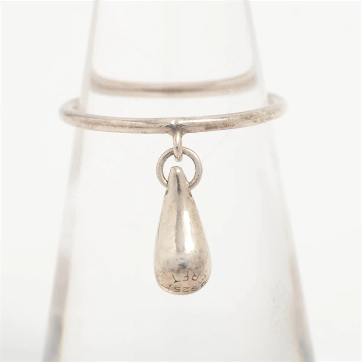 ティファニー ティアドロップ リング 925 1.6g シルバー キズ