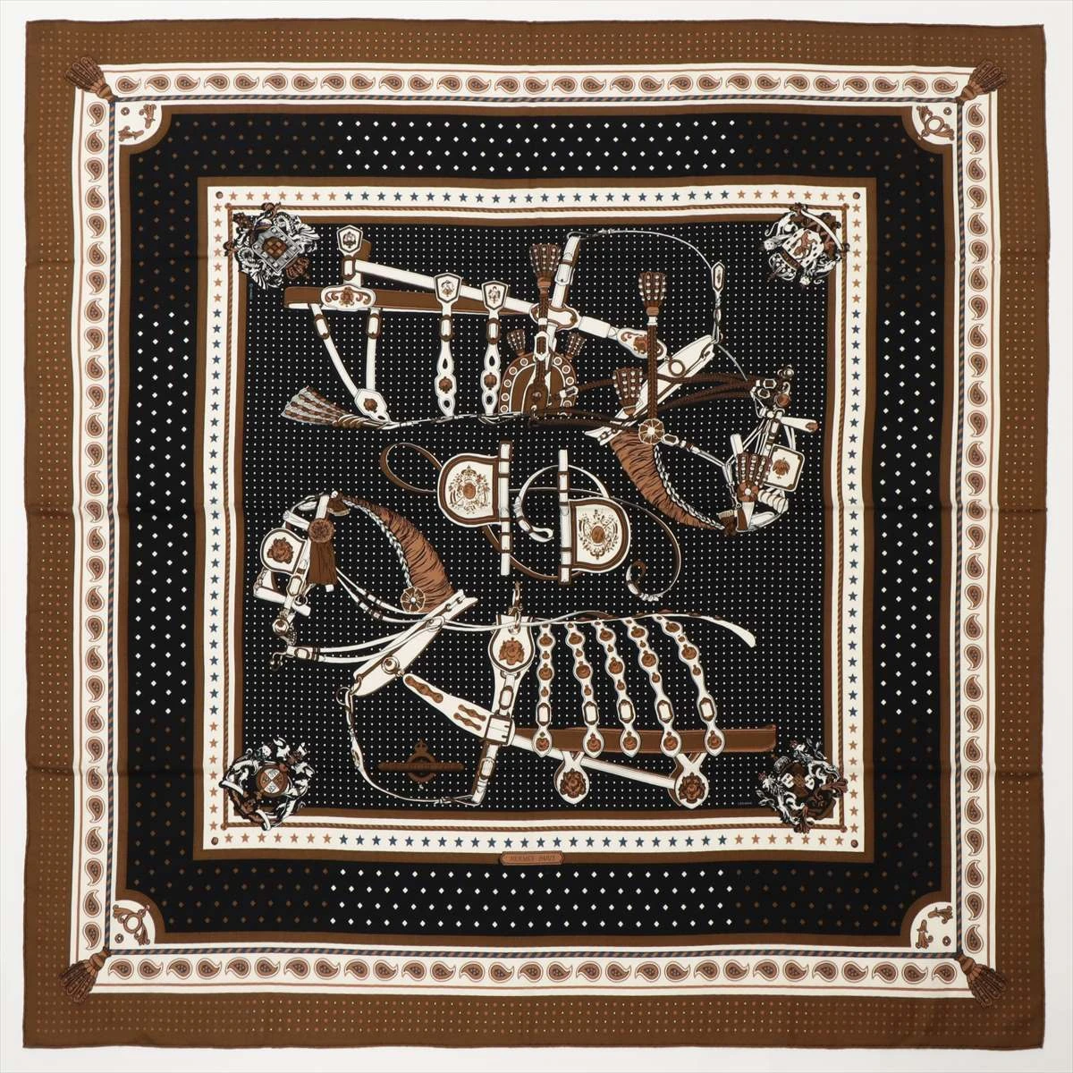 HERMES エルメス スカーフ カシシル 140×140 カレ ジェアン