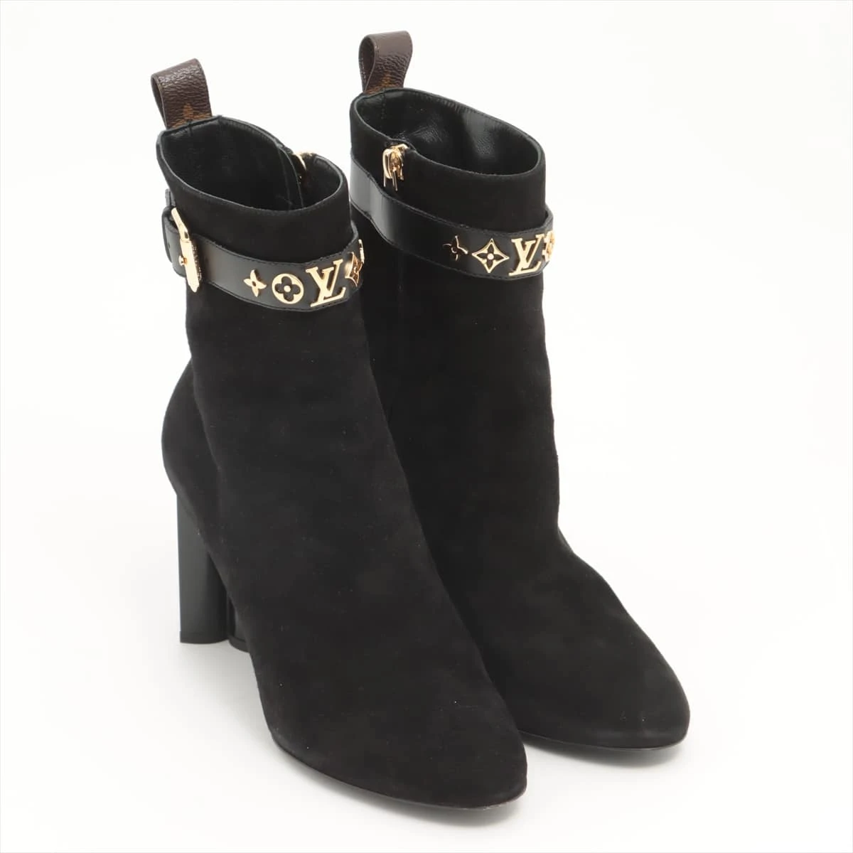 ヴィトン シルエットラインアンクルブーツ38 1/2 LOUIS VUITTON ルイ