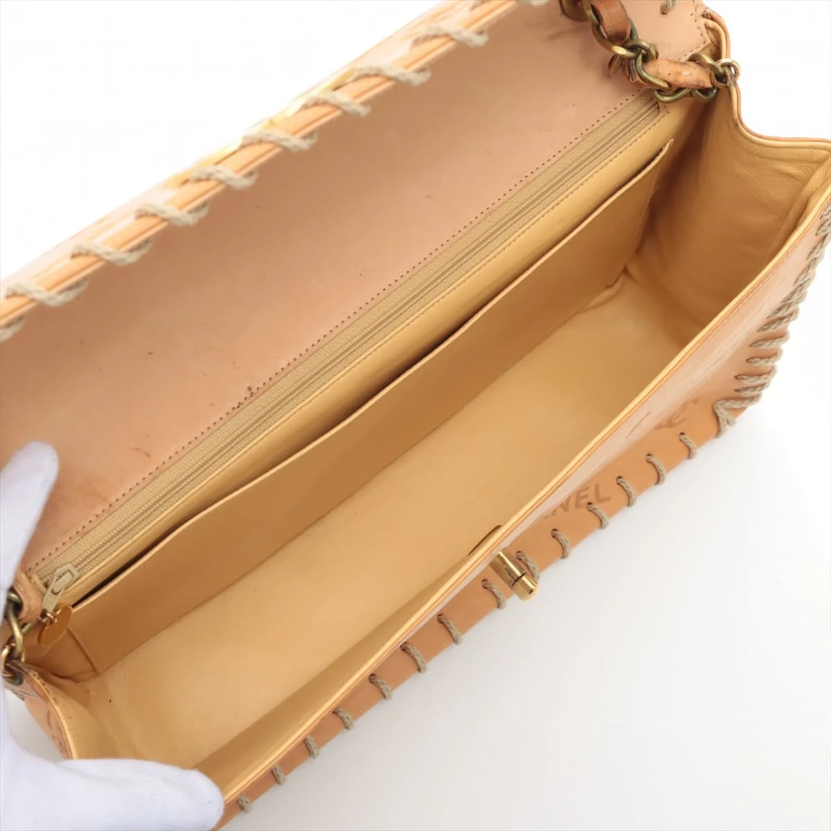 展示品級 シャネル デカマトラッセ ウルトラステッチ ショルダーバッグ CHANEL(シャネル) ショルダーバッグ ウルトラステッチ 黒 レザー