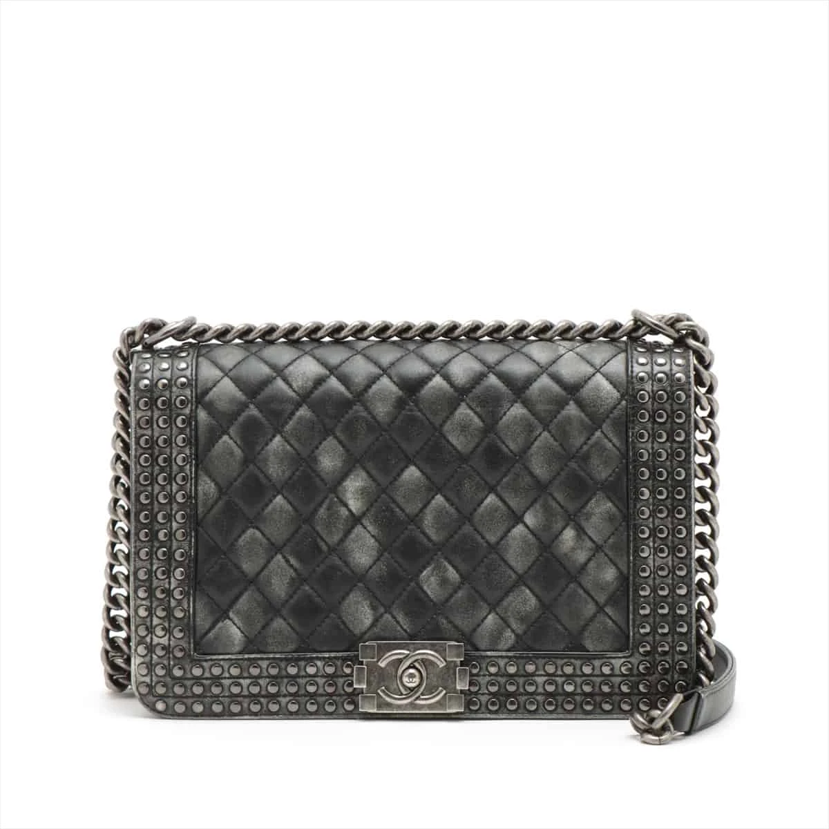 シャネル ボーイシャネル ラムスキン チェーンショルダーバッグ シャネル ボーイシャネル ラムスキン チェーンショルダーバッグ