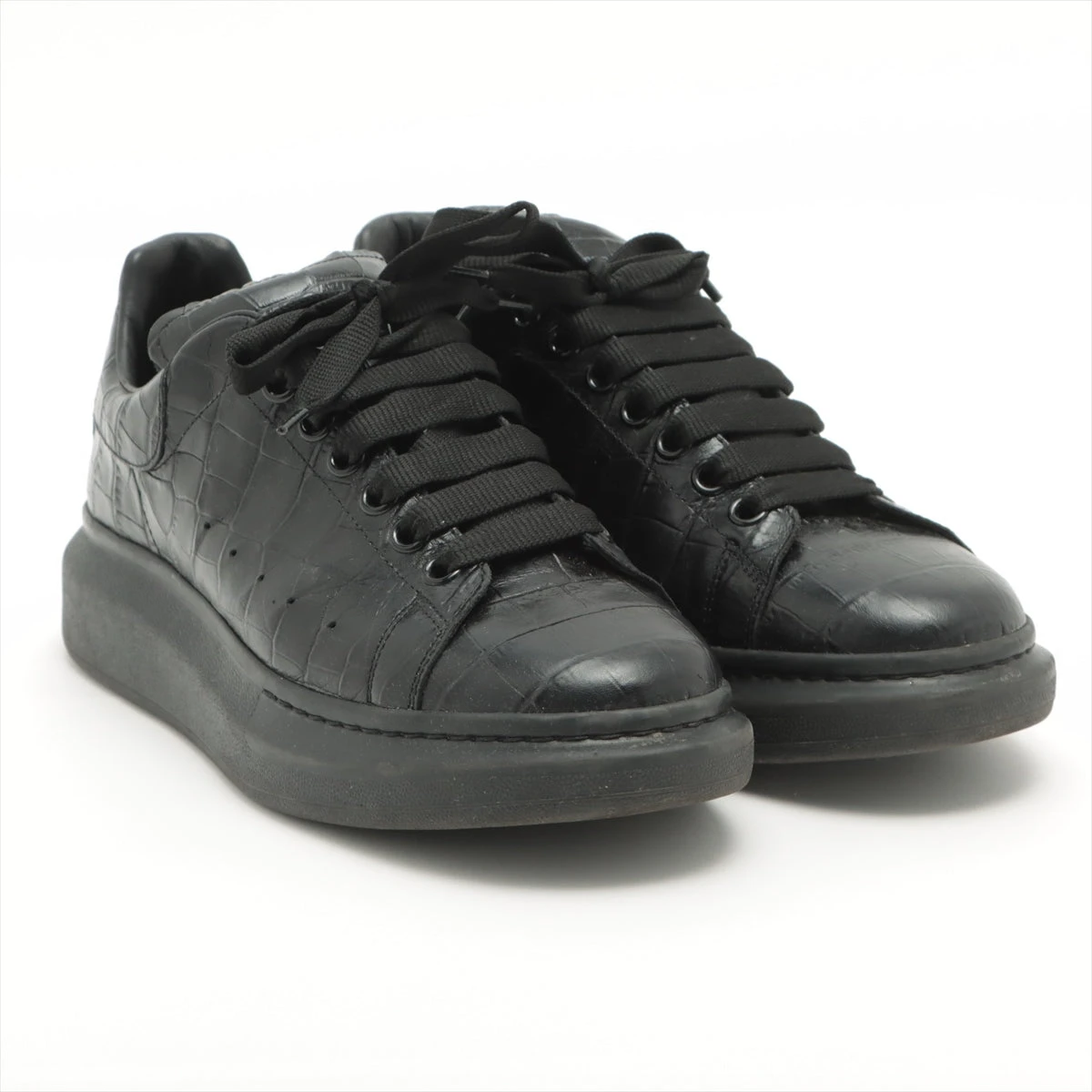 専用【正規品・新品】42 27cm アレキサンダーマックイーン　スニーカー　黒 正規品 黒x黒【新品 27cm】アレキサンダーマックイーン スニーカー