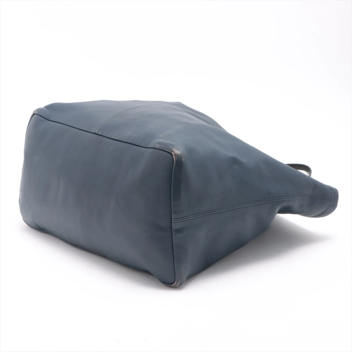 クロムハーツ ルシール トートバッグ レザー ネイビー A1201495｜中古