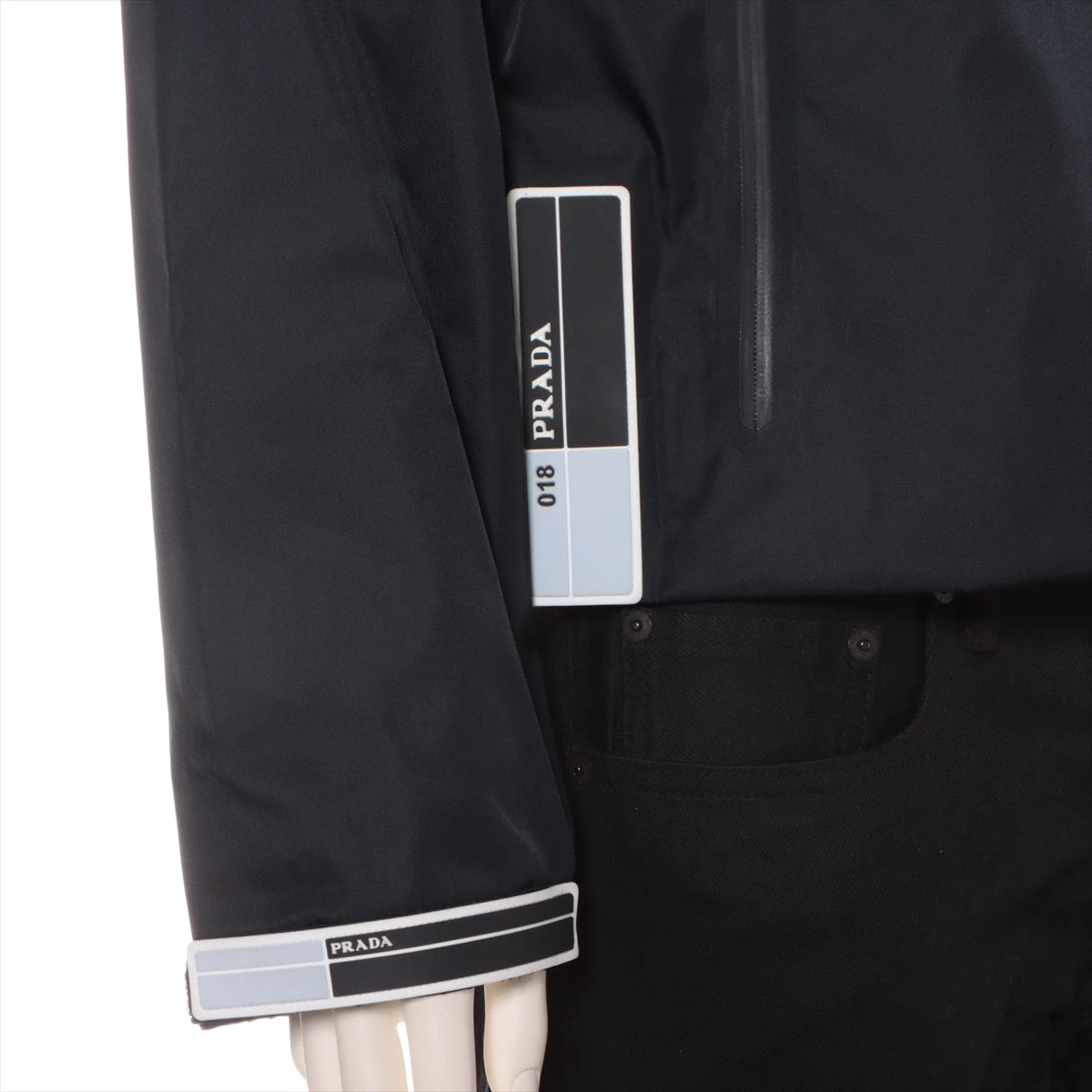 プラダ 18SS ナイロン ジャケット S メンズ ブラック SGN682 A1215340  