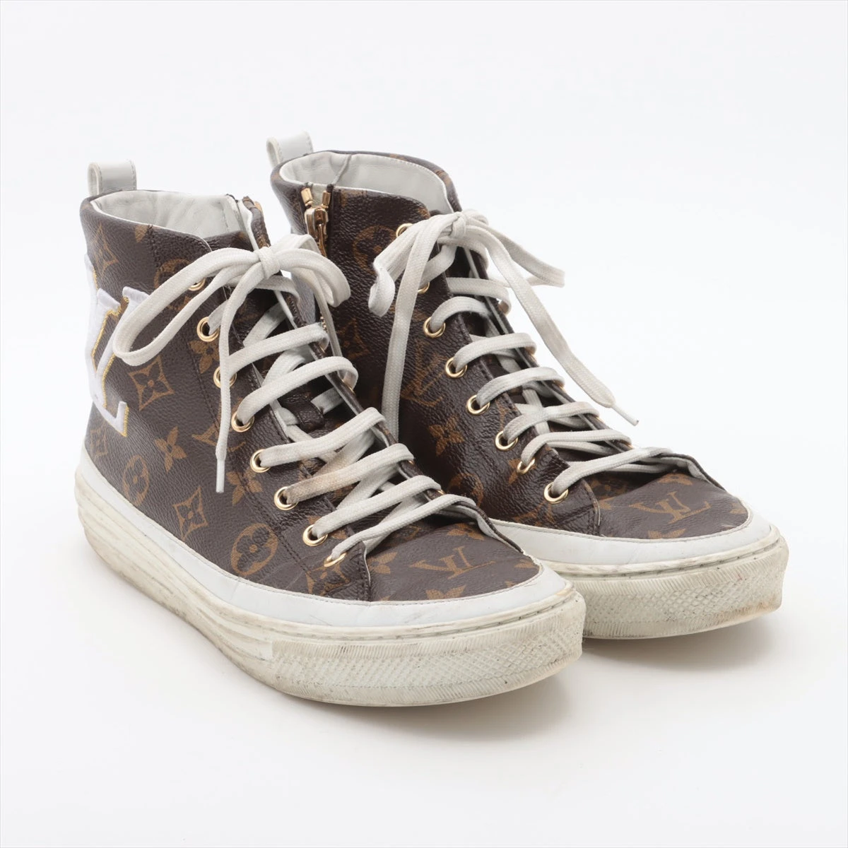未使用 ルイヴィトン ステラーライン モノグラム スニーカー サンダル 38 e-220720-3-9.jpg