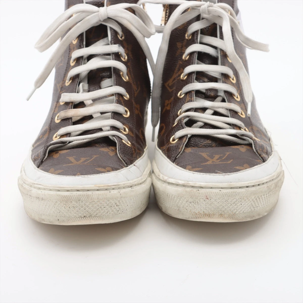 ヴィトン ステラーライン 18年 レザー スニーカー 39 レディース