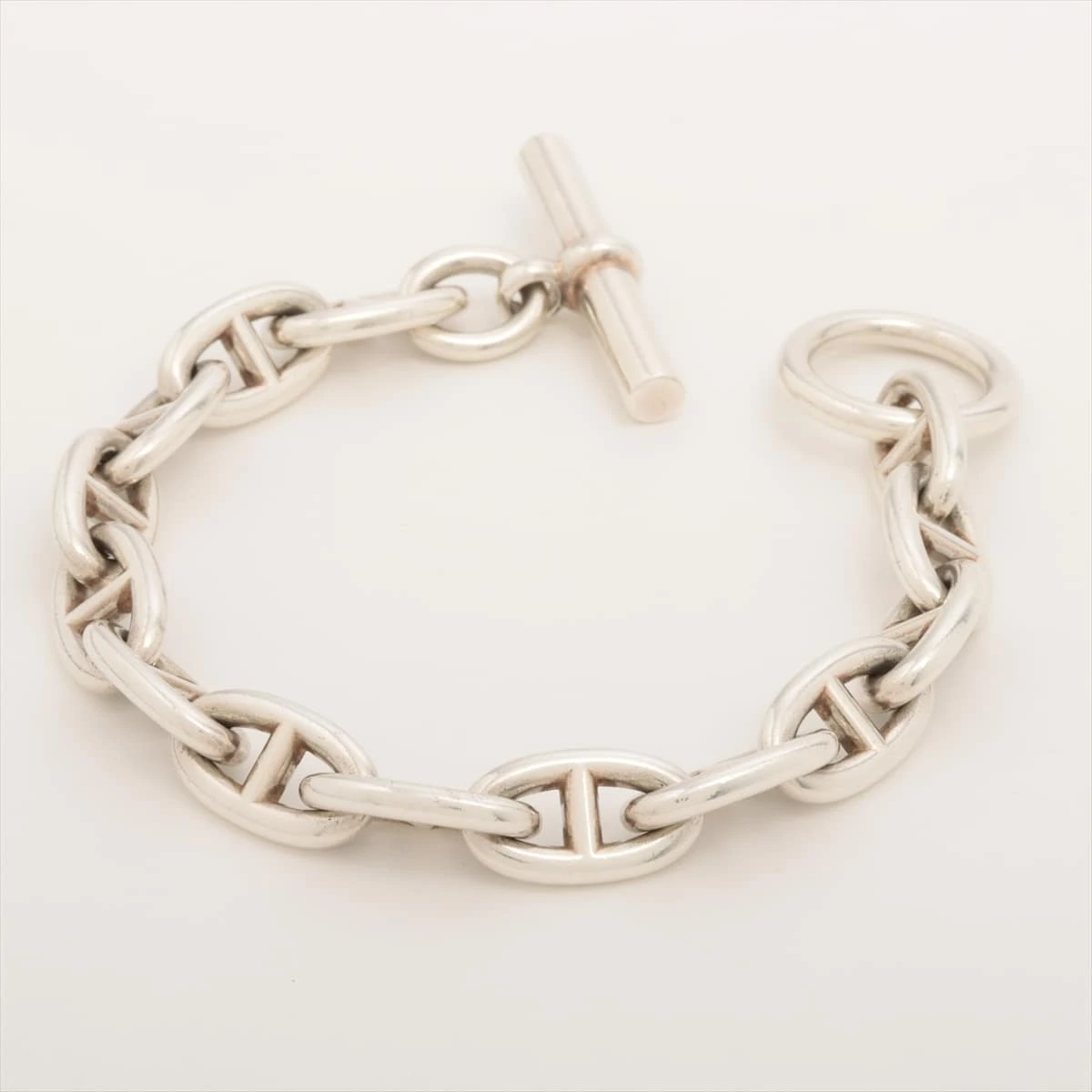 エルメス シェーヌダンクルGM ブレスレット 14コマ 925 77.9g シルバー