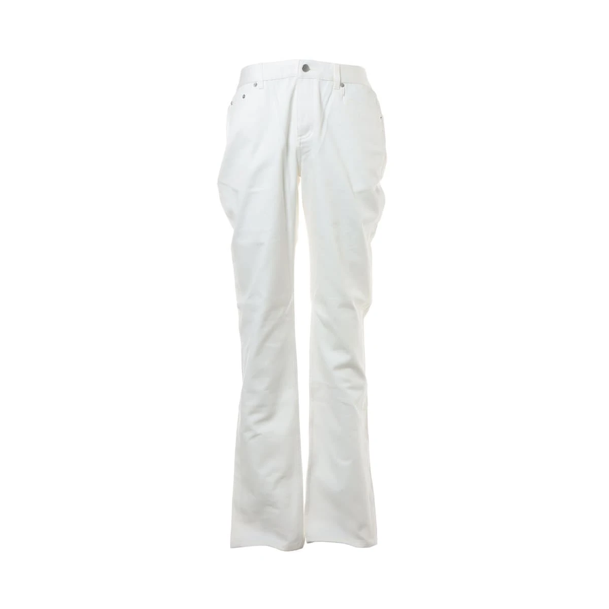 エルメス コットン デニムパンツ 46 メンズ ホワイト パッチ