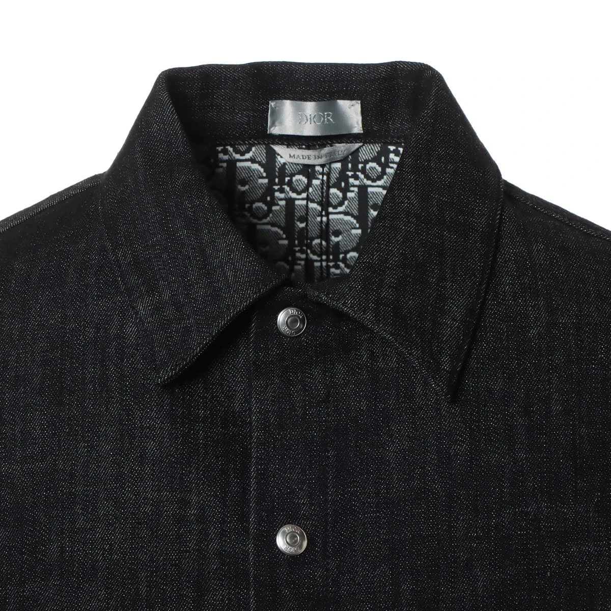 【国内正規店購入】Dior オブリーク カスリ コットンデニムシャツ 42 DIOR | オーバーシャツ ディオール オブリーク カスリ コットン