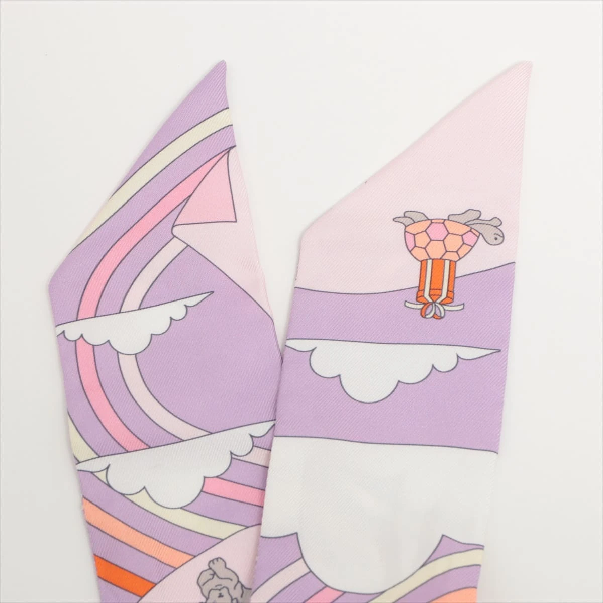 エルメス ツイリー CARRES VOLANTS 空飛ぶカレ スカーフ シルク