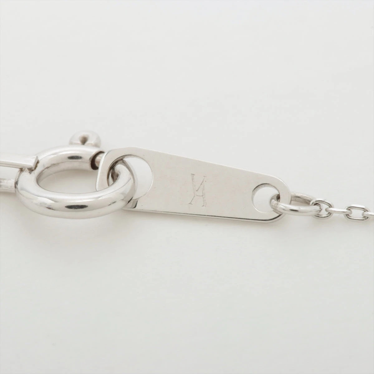 ヴァンドーム青山 アクアマリンダイヤ ネックレスK10（WG）