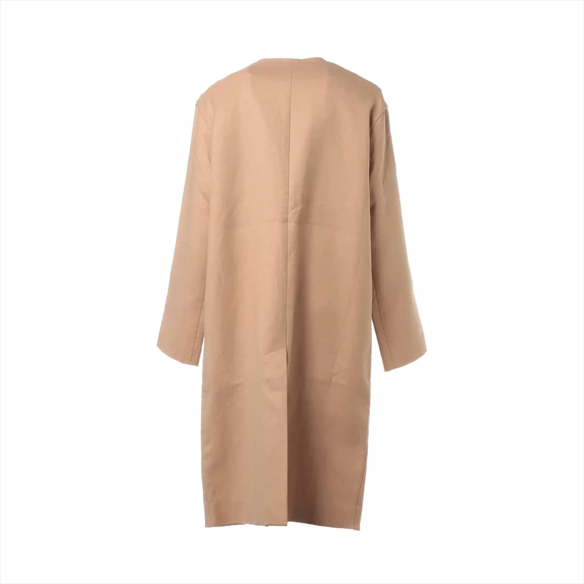 エルメス コットン×リネン コート 38 レディース ベージュ セリエ  