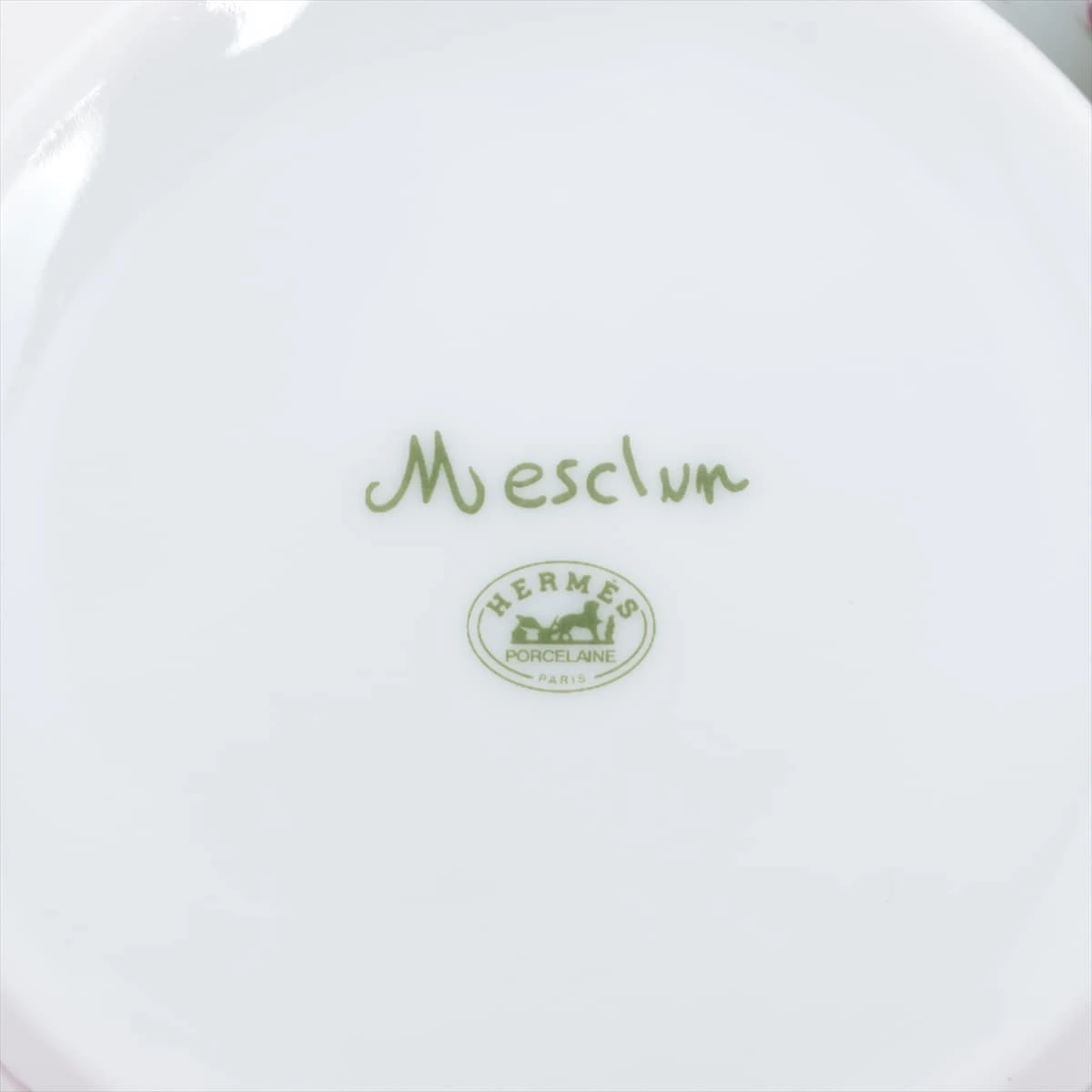 エルメス メスクラン カップ&ソーサー 陶器 ホワイト A1547022｜中古