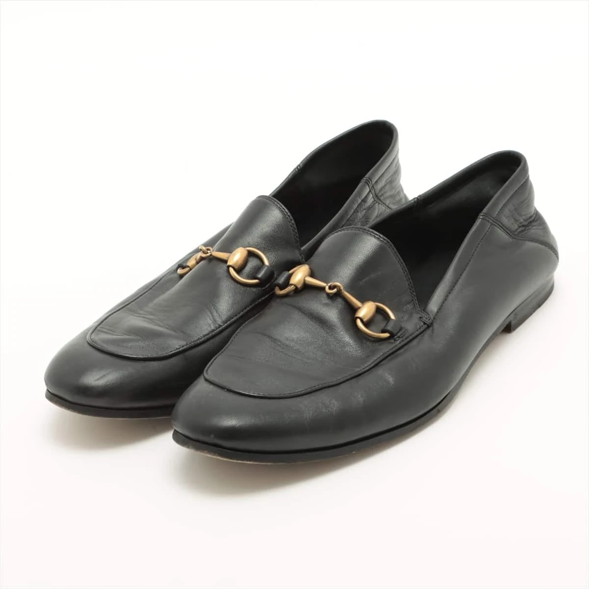 グッチ　スクエアトゥ　ビットローファー　金具　本革　レザー　EU37　ブラック 楽天市場】【中古】 グッチGUCCI ホースビットスクエアトゥ