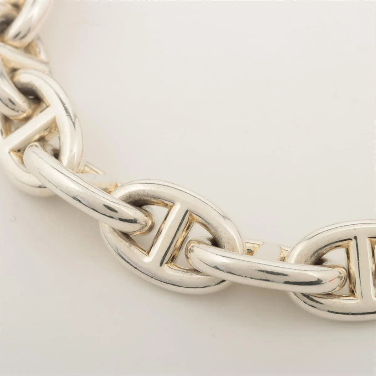 【新品未使用】シェーヌダンクル　PM 16コマ　エルメス HERMES エルメス ブレスレット シェーヌダンクル PM 16コマ 筆記体刻印