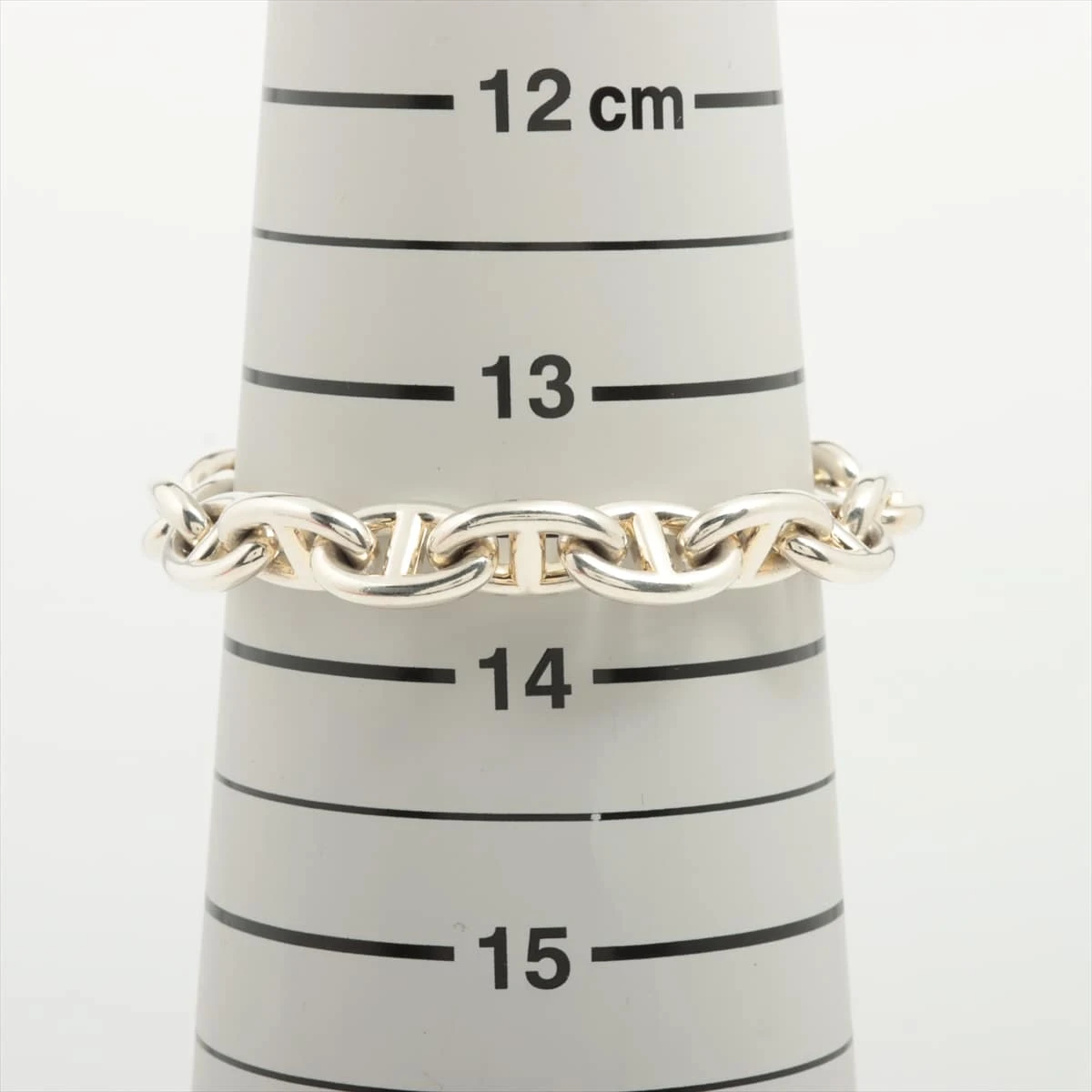 エルメス シェーヌダンクルPM ブレスレット 16コマ 925 36.8g シルバー