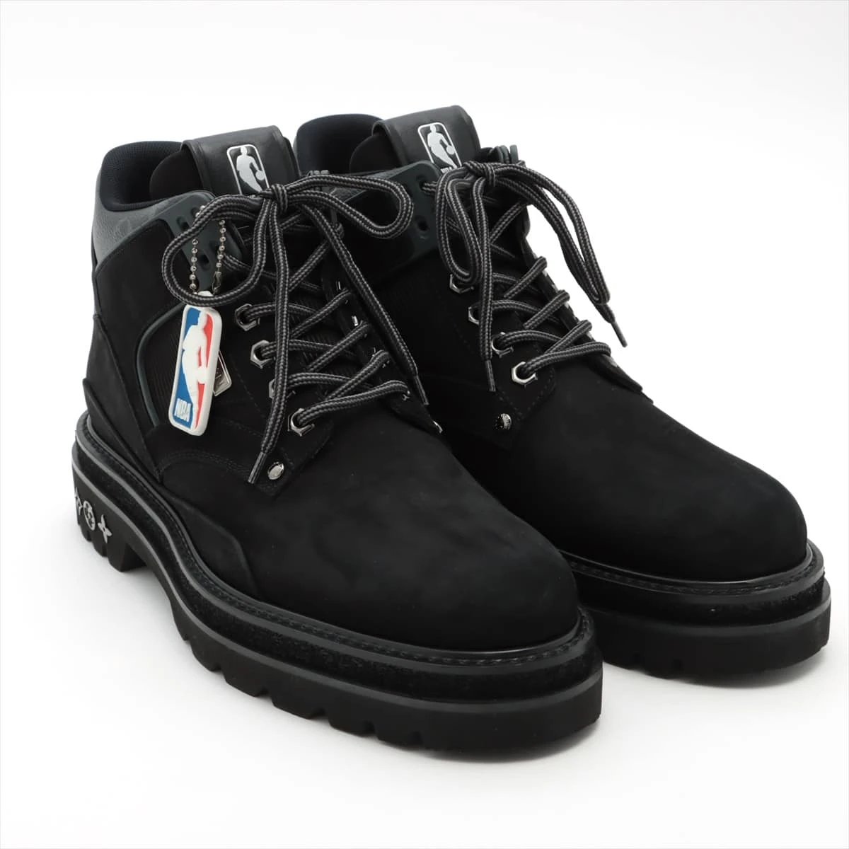 ヴィトン×NBA オーベルカンフライン 20年 スエード ブーツ 8 1/2