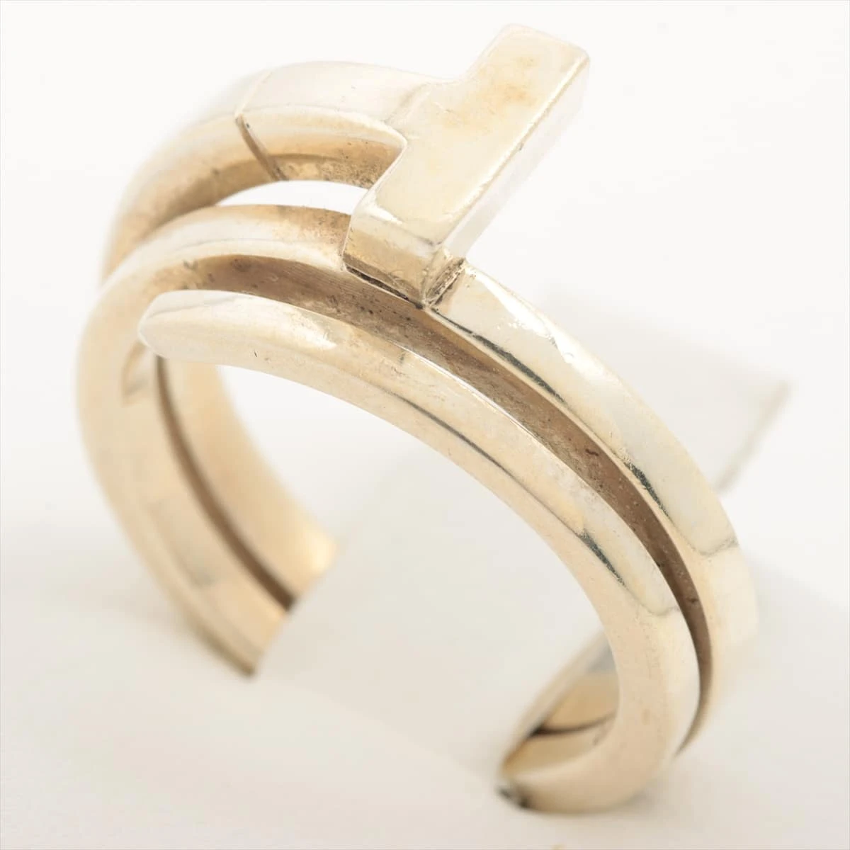 ティファニー Tスクエア ラップ リング 925 5.3g シルバー