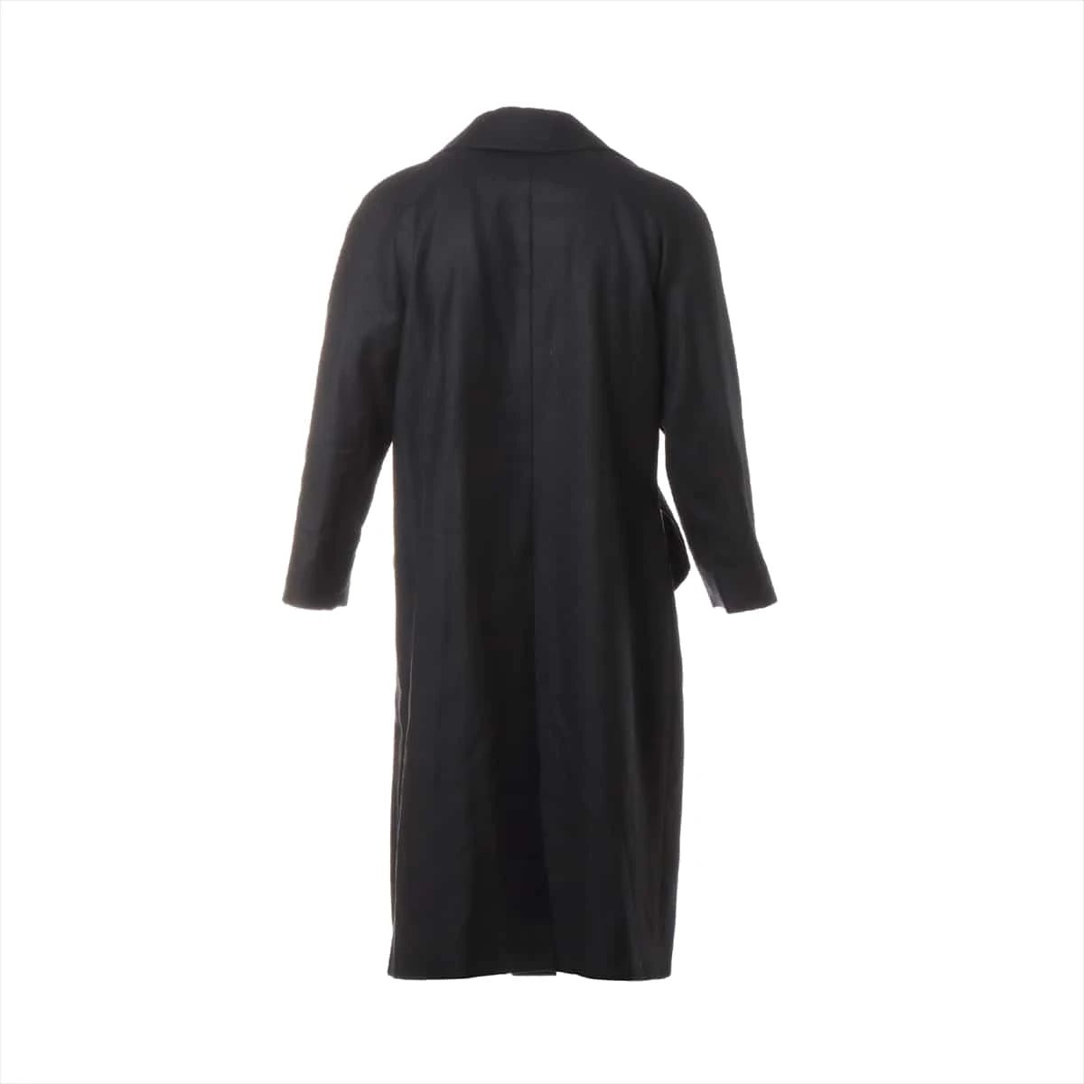 タリアトーレ ウール×キュプラ コート 48 メンズ ブラック BERT ラップ