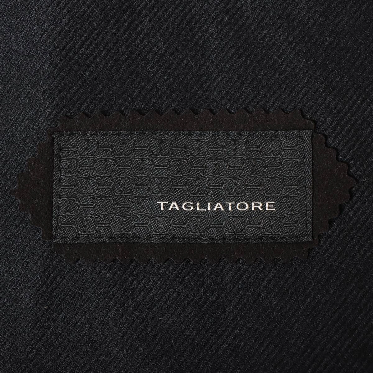 タリアトーレ ウール×キュプラ コート 48 メンズ ブラック BERT ラップ