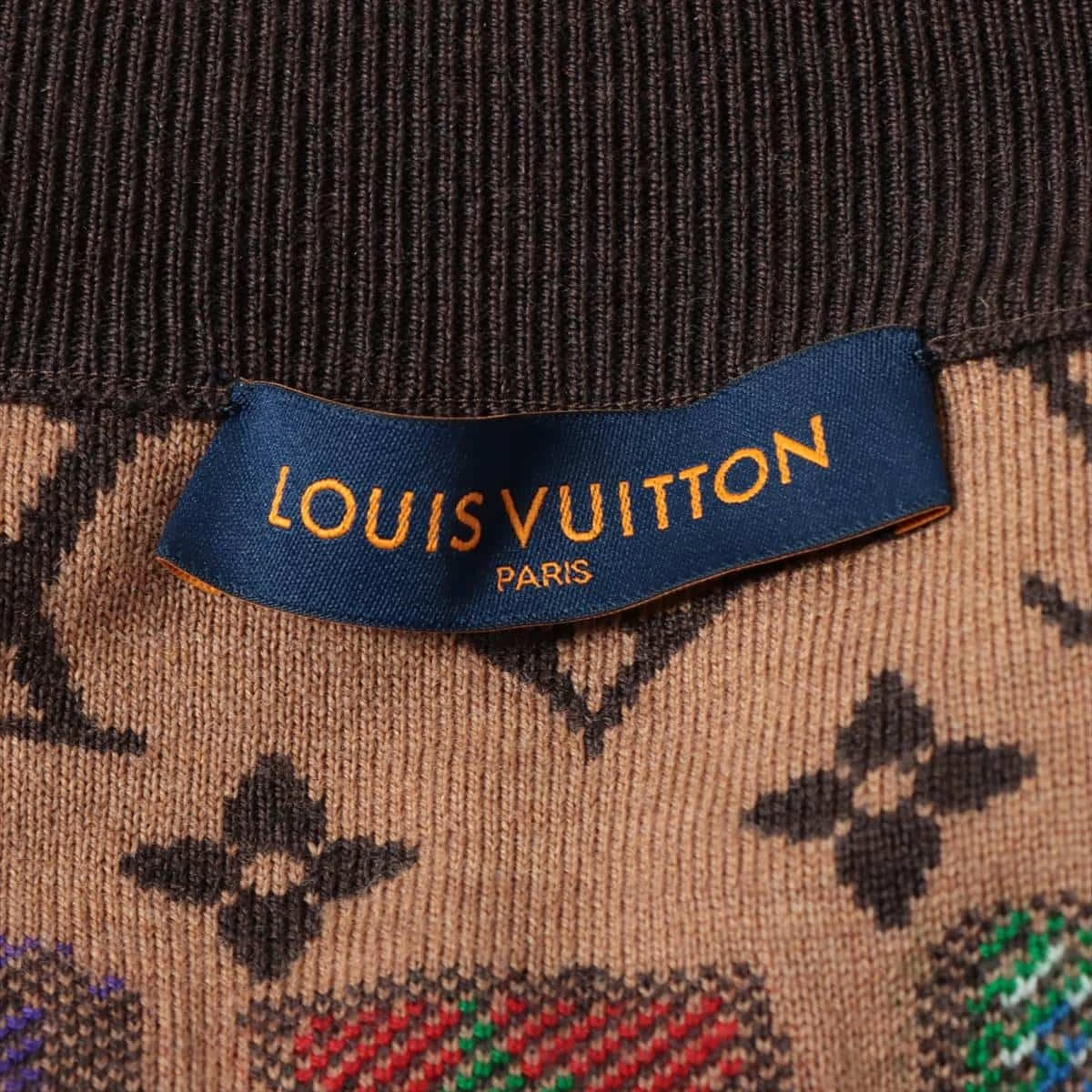 ヴィトン×NBA 21AW ウール×ポリエステル ブルゾン M メンズ ブラウン 