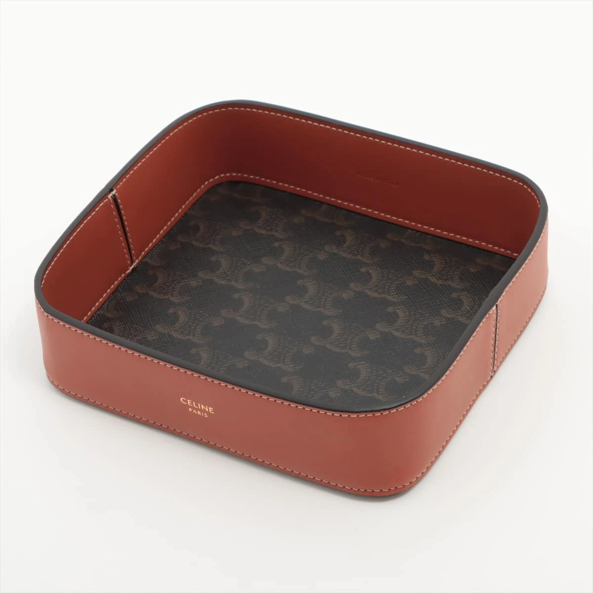 セリーヌ トリオンフ ポケットミラー トリオンフキャンバス ケース付き