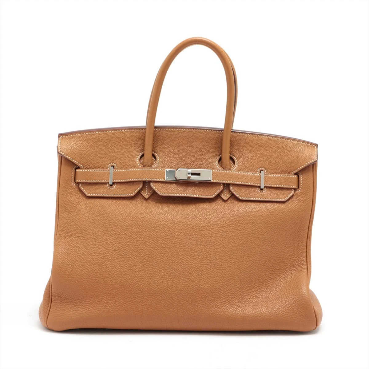 エルメス バーキン35 トゴ ゴールド シルバー金具 □K:2007年