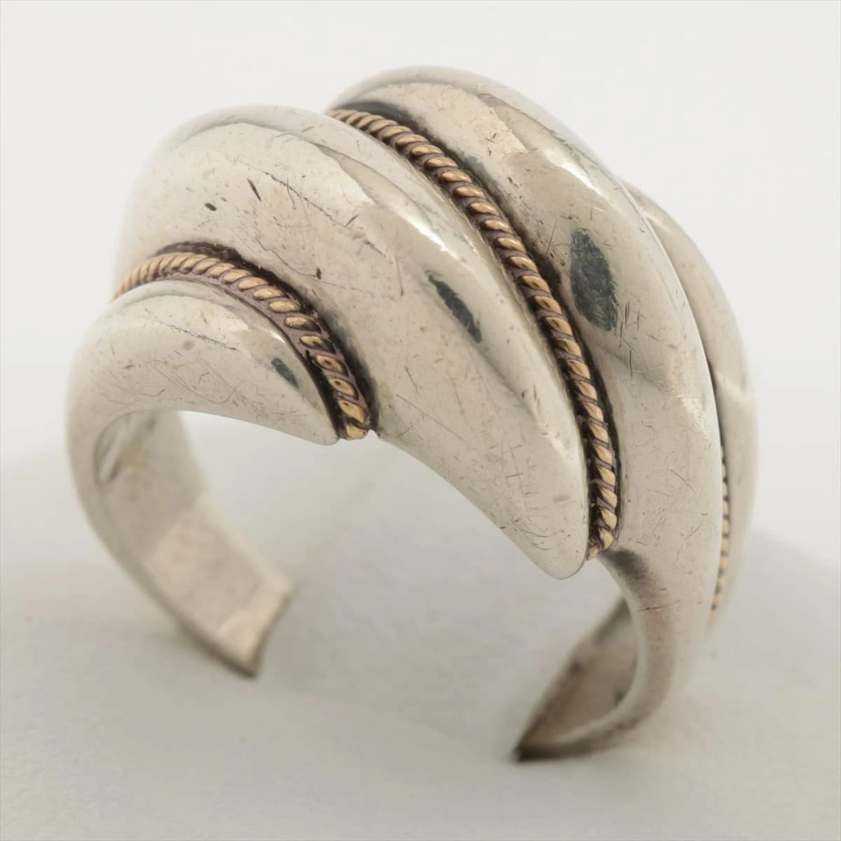 ティファニー ツイスト リング 925×750 ゴールド×シルバー A1419003  