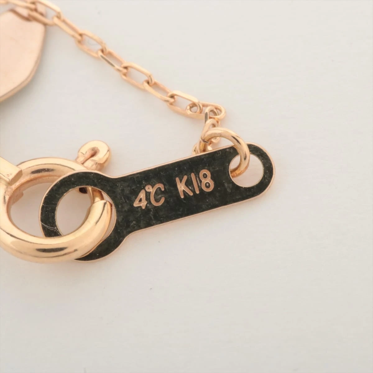 4℃ ダイヤ ネックレス K18(PG) 1.5g 2020年クリスマス限定 A1455717 