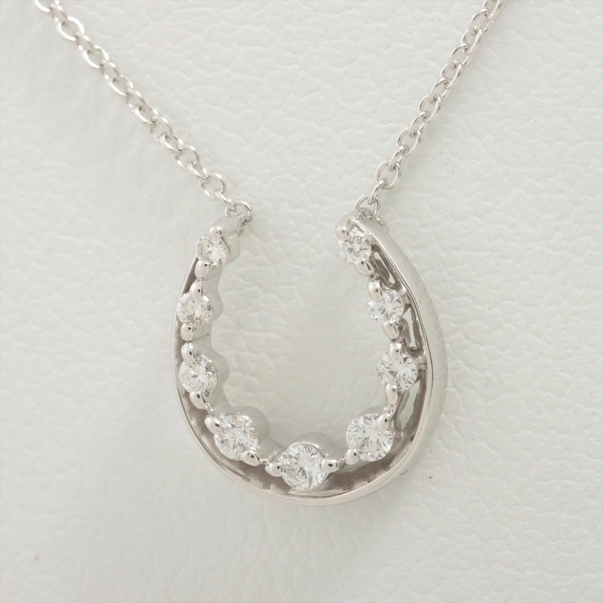 スタージュエリー K18 DIAMOND HORSESHOE NECKLACE ネックレス
