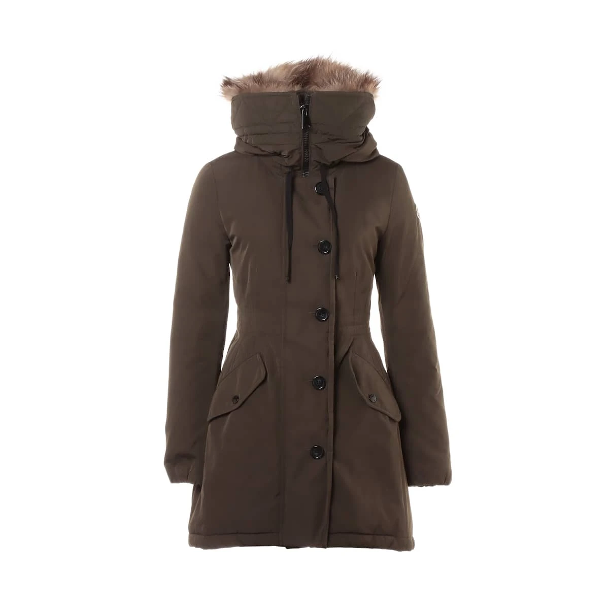 モンクレール MONTICOLE コットン×ポリエステル ブラック レデ