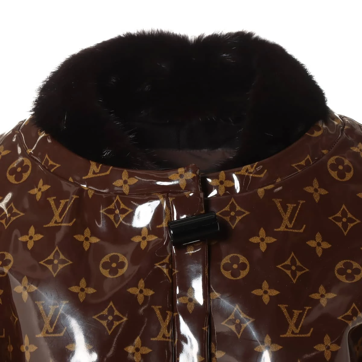 みみ　新品　ルイヴィトンモノグラム　ミンク　コート　38 定価100万 みみ様専用 新品 ルイヴィトンモノグラム ミンク コート 38 定価
