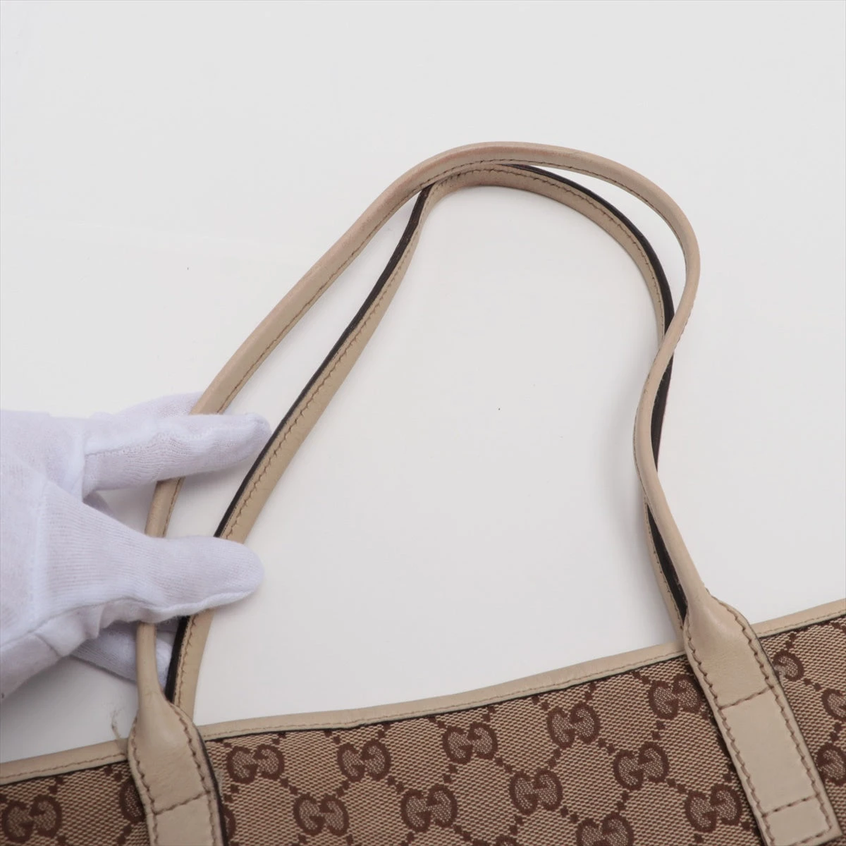 グッチ GGキャンバス トートバッグ ベージュ 169946 AP014079