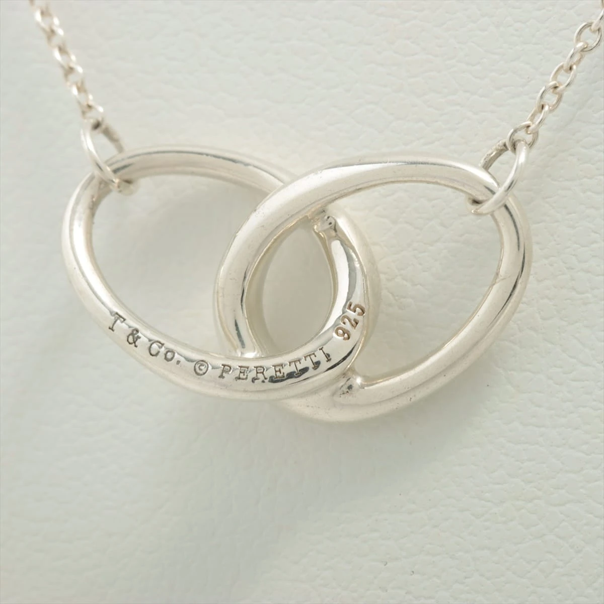 ティファニー ダブルループ ネックレス 925 2.6g シルバー A1770202