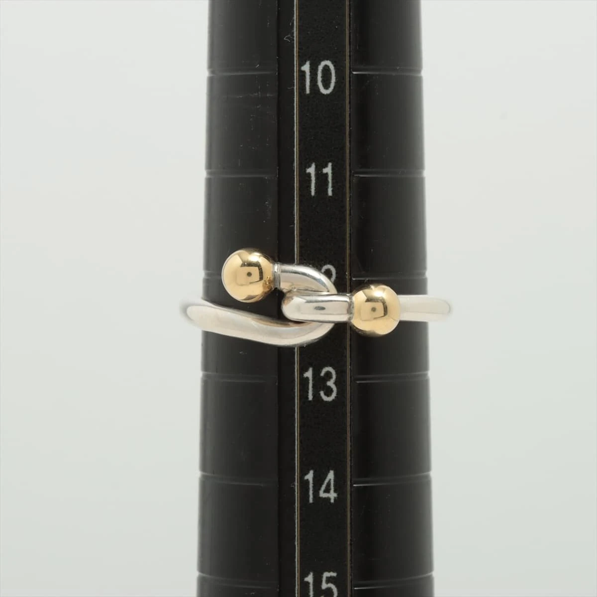 TIFFANY&Co.　ティファニー フックアイ コンビリング 925/750 Tiffany&Co. ティファニー フックアンドアイ リング 925/750