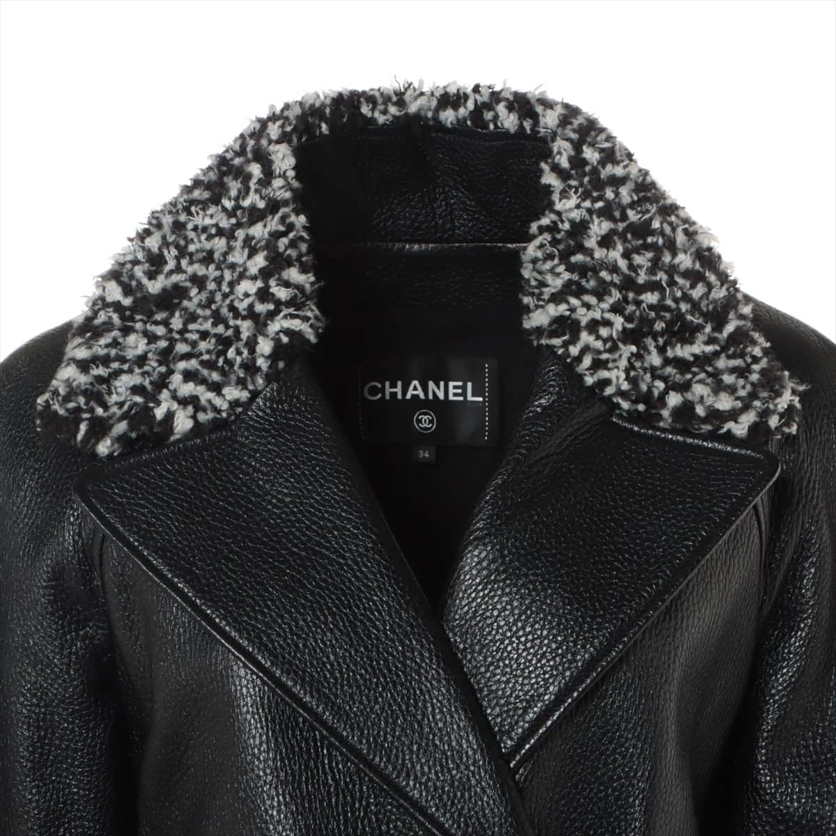 ⭐︎ CHANEL シャネル レザージャケット ココボタン 98A ラムスキン ⭐︎ ⭐︎ CHANEL シャネル レザージャケット ココボタン 98A