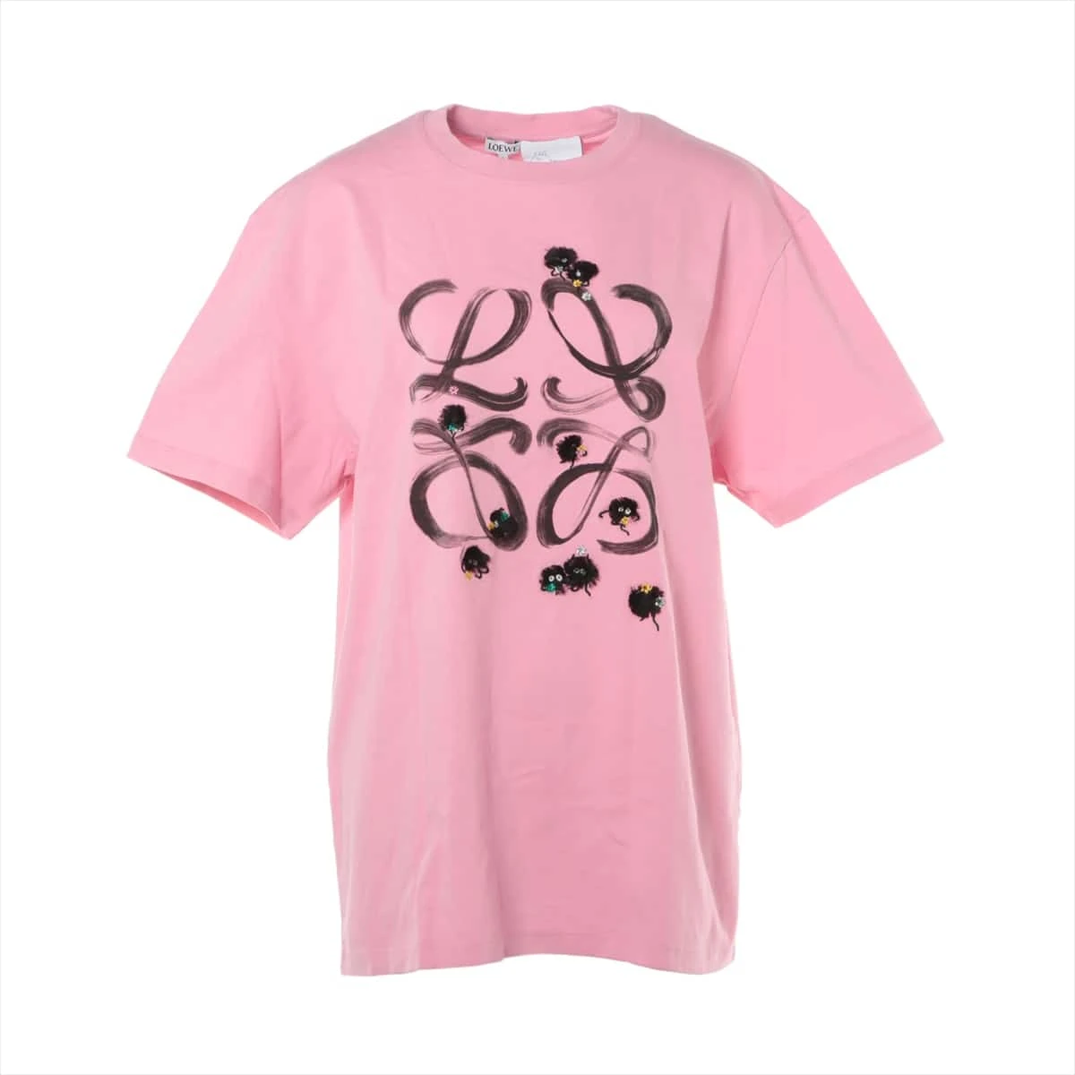 【新品】LOEWE ロエベ コットン Tシャツ M トトロ ジブリコラボ ピンク 新品】LOEWE ロエベ コットン Tシャツ M トトロ ジブリコラボ ピンク