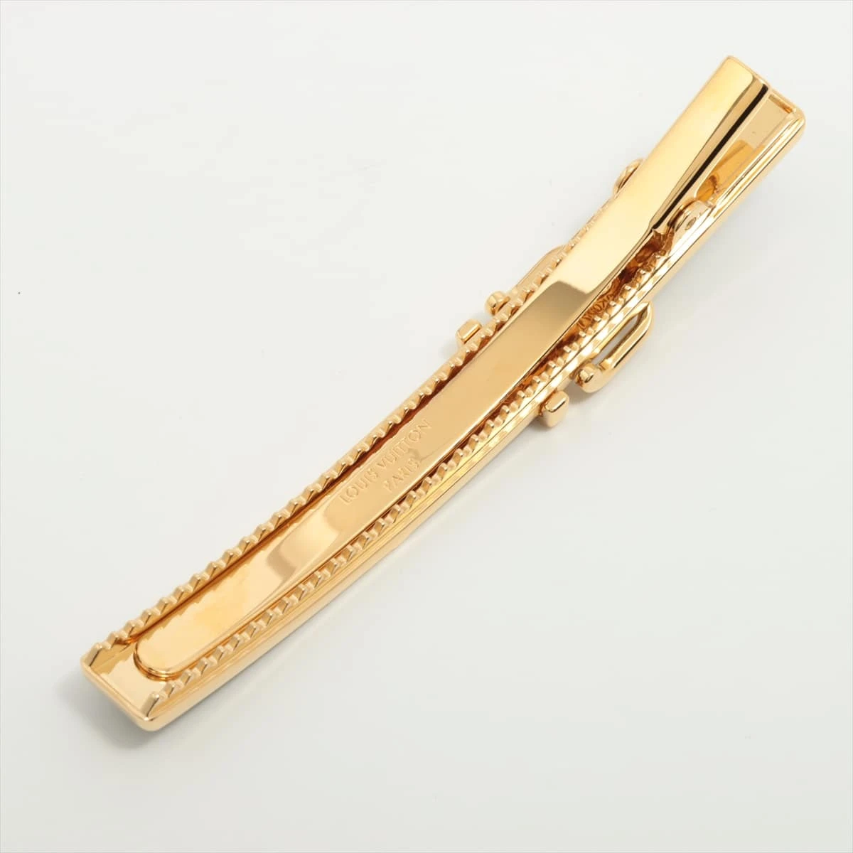 ヴィトン M00566 バレッタ ループ AK0271 バレッタ GP×PVC ブラウン 