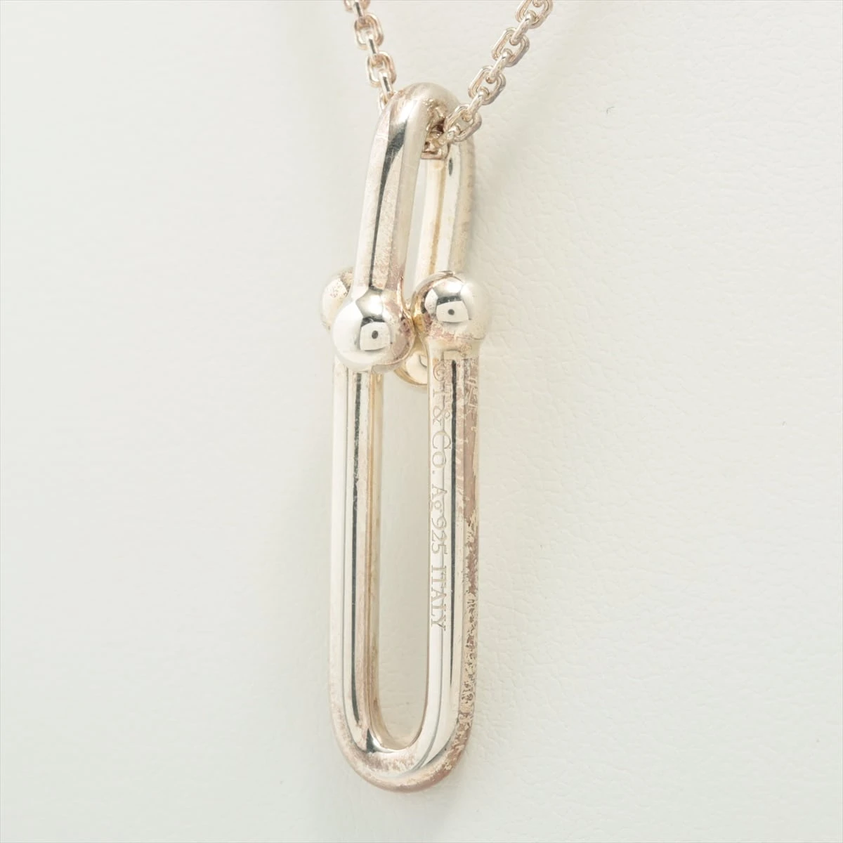 ティファニー ハードウェア リンク ネックレス 925 8.7g シルバー