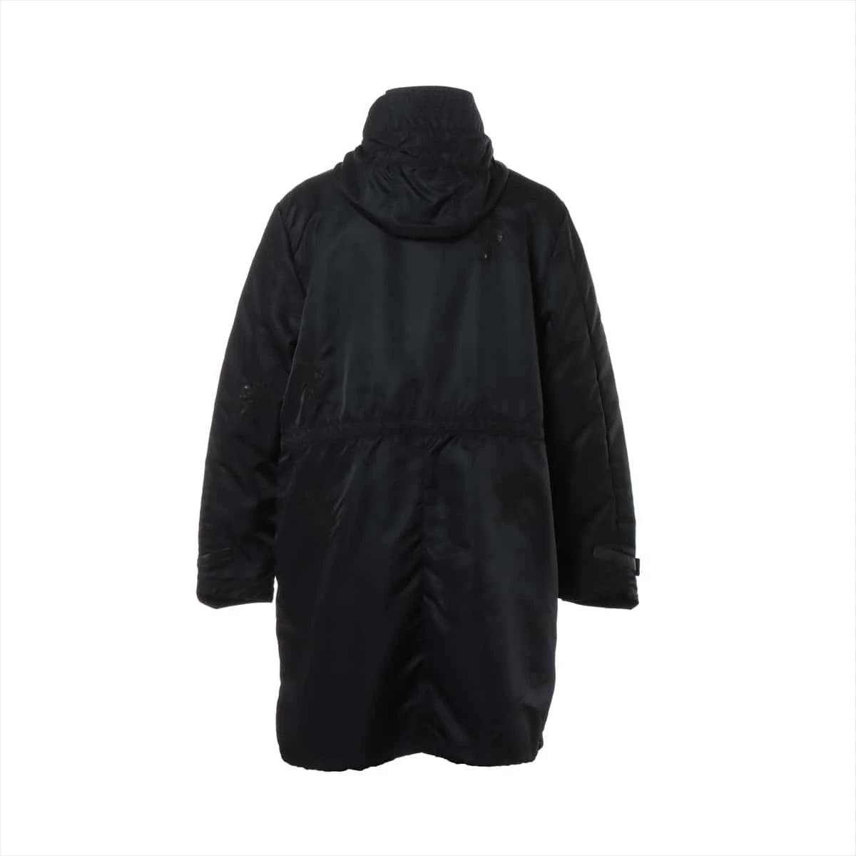 クロムハーツ モッズコート ナイロン L ブラック ラムレザー