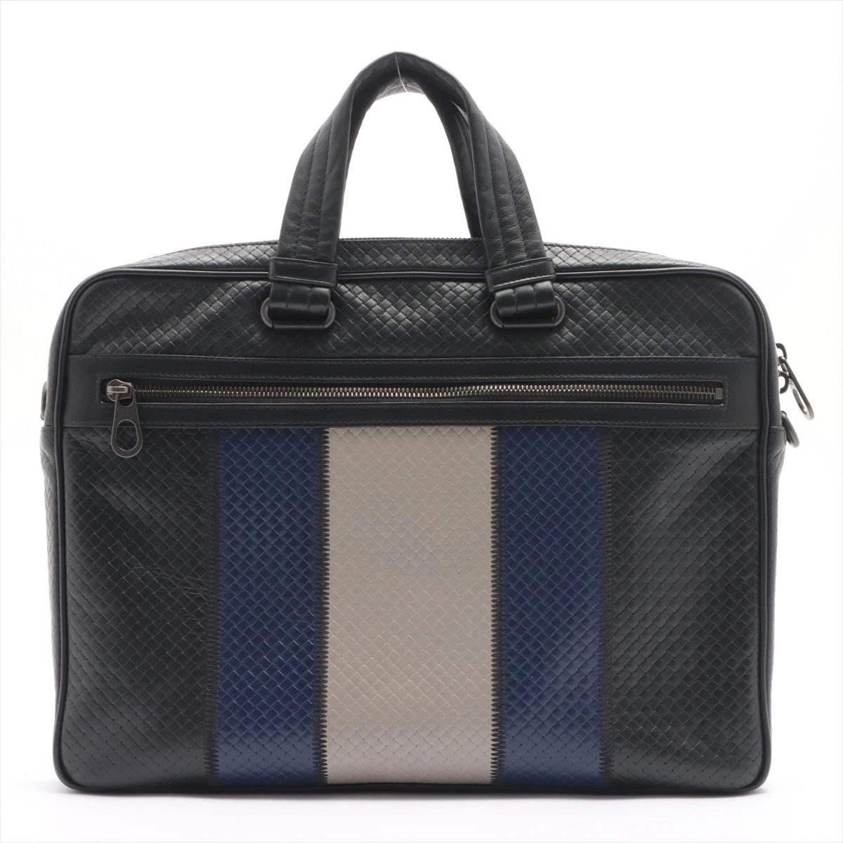 美品✨ ボッテガヴェネタ 2way ビジネスバッグ イントレチャート ブラック ボッテガヴェネタ BOTTEGA VENETA イントレチャート 2WAY